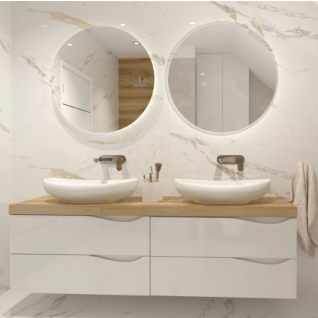 Double vanity units Double wash basin vanity units in Ireland