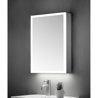 Ella Single Door LED Mirror Cabinet with Illuminated Surround