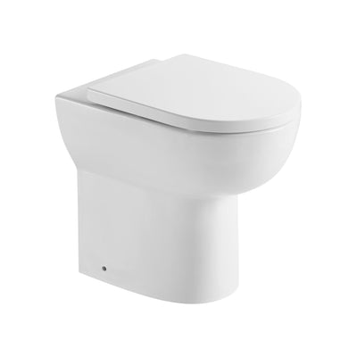 Tornio Rimless Back to Wall Toilet – D-Shape (Comfort Height 50.5cm)