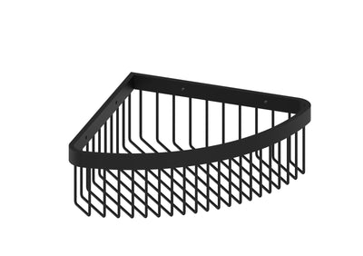 Melbourne Corner Shower Basket - Black