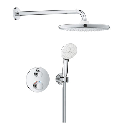 GROHE Grohtherm Tempesta 250 concealed thermostatic shower system