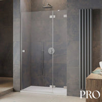 Radaway Essenza Pro DWJ Shower Door - Brushed Nickel