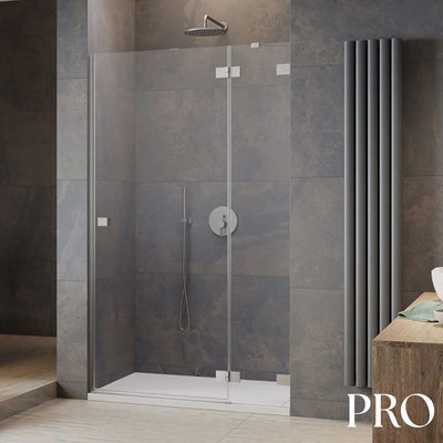 Radaway Essenza Pro DWJ Shower Door - Brushed Nickel