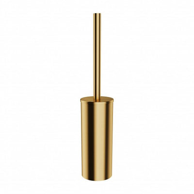 OMNIRES Modern Project Free-Standing Toilet Brush – Multiple Finishes — Brushed Gold