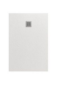 White Stone Resin Shower Tray – 3cm Slate Finish