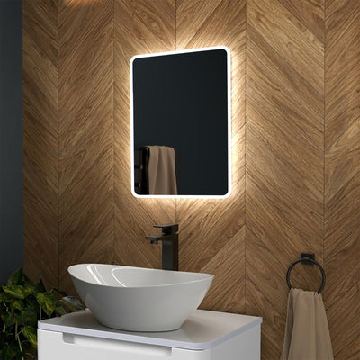 Willow Slimline LED Touch Mirror with Wireless Speaker - 500 x 700 x 78mm