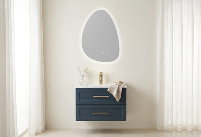 Sophie Pebble Backlit LED Bathroom Mirror - 500 x 700 x 30mm