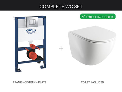 Complete WC set – toilet included