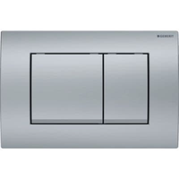 Geberit Delta30 Matte Chrome Dual Flush Plate