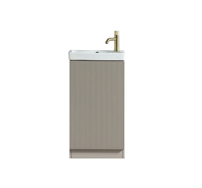 Flauto Mini Cloakroom Vanity & Basin - Soft Coffee - 460mm