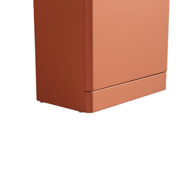 Acerra 400mm Cloakroom Vanity & Basin - Bruciata Orange - 400mm