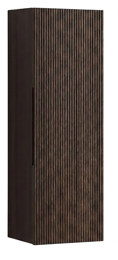 Flauto 900mm Wall Mounted Cabinet - Espresso Oak - 900mm