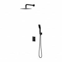 Omnires Parma Thermostatic Concealed Shower Set Black