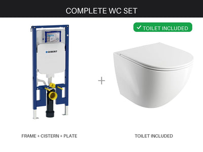 Complete WC set – toilet included