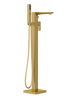 Ezra Floorstanding Bath/Shower Mixer Brushed Brass 4