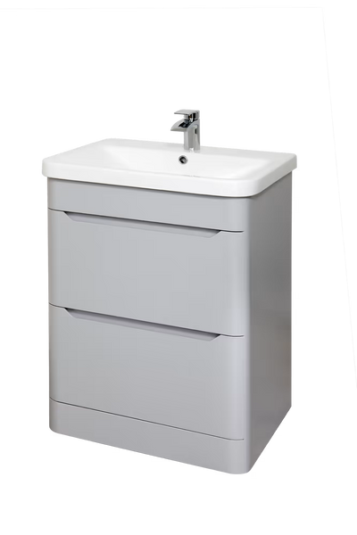 Eve White Elm 600mm Floor Standing Unit & Basin