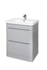 Eve White Elm 600mm Floor Standing Unit & Basin
