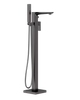 Ezra Floorstanding Bath/Shower Mixer Gun Metal 4