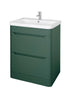Eve Green 600mm Floor Standing Unit & Basin