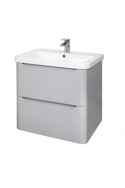 Eve White Elm Wall Hung Unit & Basin