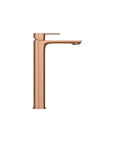 Ezra Tall Basin Mixer Brushed Bronze 2