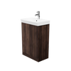 Soho Walnut 600mm Floor Standing Unit & Basin