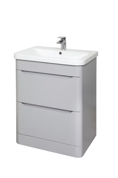 Eve White Elm 500mm Floor Standing Unit & Basin
