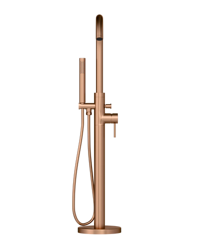 DIA Floorstanding Bath/Shower Mixer Brushed Bronze 1