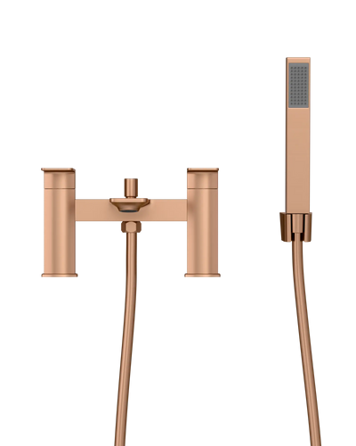 Ezra Bath/Shower Mixer Brushed Bronze 1