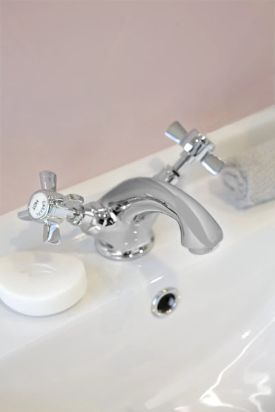 Cashel chrome brassware — lifestyle