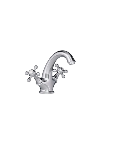 Merrion Cross Head basin mixer in chrome