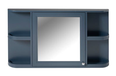 Merrion 1170mm mirror cabinet in navy