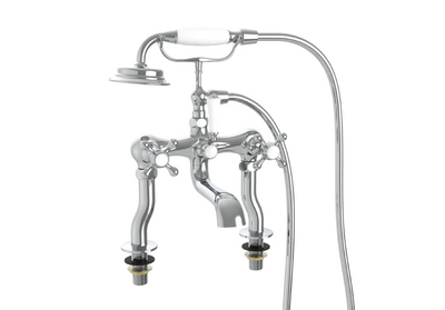 Merrion Cross Head bath shower mixer in chrome
