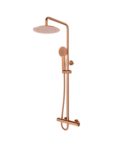 Mendi Thermostatic Shower Valve Brushed Bronze