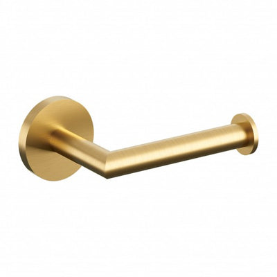 OMNIRES Modern Project Toilet Roll Holder – Multiple Finishes — Brushed Gold