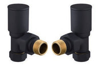 Modern Round Radiator Valves anthracite