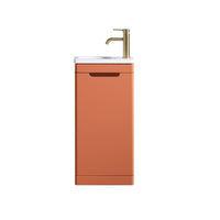 Accera Mini Floor Standing Vanity Unit - Bruciata Orange - Bathroom Store Ireland