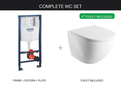 Complete WC set – toilet included