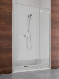 900mm Hinged Premium Shower Door 8mm Glass - Chrome