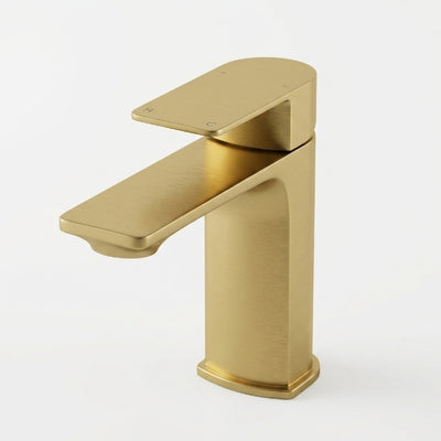 Ezra Basin Mono Mixer Tap brushed gold 10