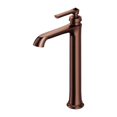 Armance Traditional Tall Basin Mixer Tap 32cm - Antique Copper - AM5213ORB - Omnires