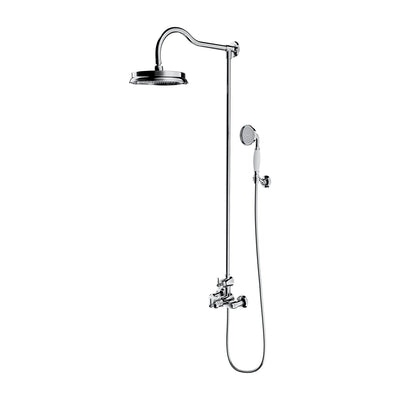 Armance Traditional Thermostatic Exposed Shower System - Chrome - AM5244-6CR - Omnires