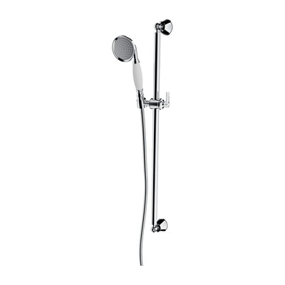 Armance Traditional Sliding Shower Rail Set - Chrome - ARMANCE-SCR - Omnires