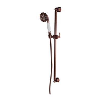Armance Traditional Sliding Shower Rail Set - Antique Copper - ARMANCE-SORB - Omnires