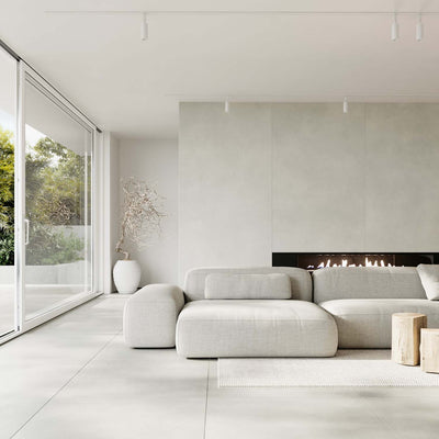 Architeq Light Grey Matt 120x60cm - room arrangement