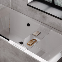 Clear Bath Shelf on Bath