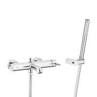 Bath Tap - Wall Mounted in Chrome 