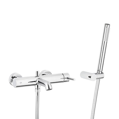 Bath Tap - Wall Mounted in Chrome 