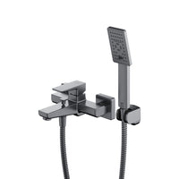 Parma Bath Mixer with Shower Set - Nickel - Omnires