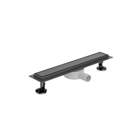 Linear Shower Drain - Brushed Gunmetal